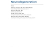 دانلود کتاب Neurodegeneration