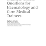 دانلود کتاب Multiple Choice Questions for Haematology and Core Medical Trainees