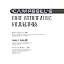 دانلود کتاب Campbell’s Core Orthopaedic Procedures, 1st Edition2015 روشهای ارتوپ ... 
