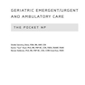 دانلود کتاب Geriatric Emergent/Urgent and Ambulatory Care: The Pocket NP2016 مرا ... 