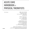 دانلود کتاب Acute Care Handbook for Physical Therapists 5th Edition2019 مراقبت ح ... 