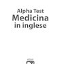 دانلود کتاب Alpha Test. Medicina in inglese. Esercizi commentati (Italiano)2016  ... 