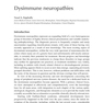 دانلود کتاب Dysimmune Neuropathies 2020 1st Edition