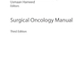 دانلود کتاب Surgical Oncology Manual