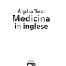 دانلود کتاب کتاب Alpha Test. Medicina in inglese