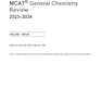 دانلود کتاب MCAT General Chemistry Review 2023-2024